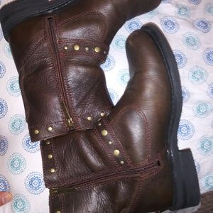 Brown Harley Davidson Boots (Never worn)